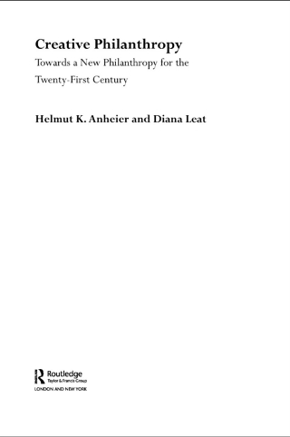 Cover image: Creative Philanthropy 1st edition 9780415370912