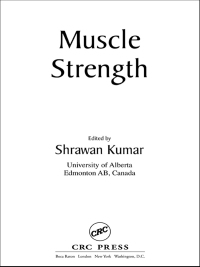 Cover image: Muscle Strength 1st edition 9780367394356
