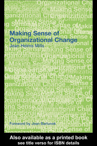 Imagen de portada: Making Sense of Organizational Change 1st edition 9780415369398