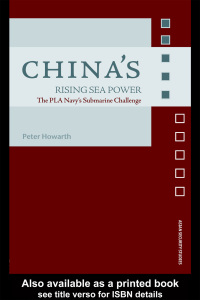 Cover image: China's Rising Sea Power 1st edition 9780415495165