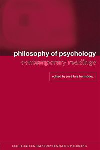 Cover image: Philosophy of Psychology: Contemporary Readings 1st edition 9780415368629