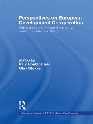 Imagen de portada: Perspectives on European Development Cooperation 1st edition 9780415368544
