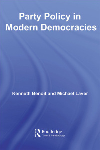 Imagen de portada: Party Policy in Modern Democracies 1st edition 9780415499798