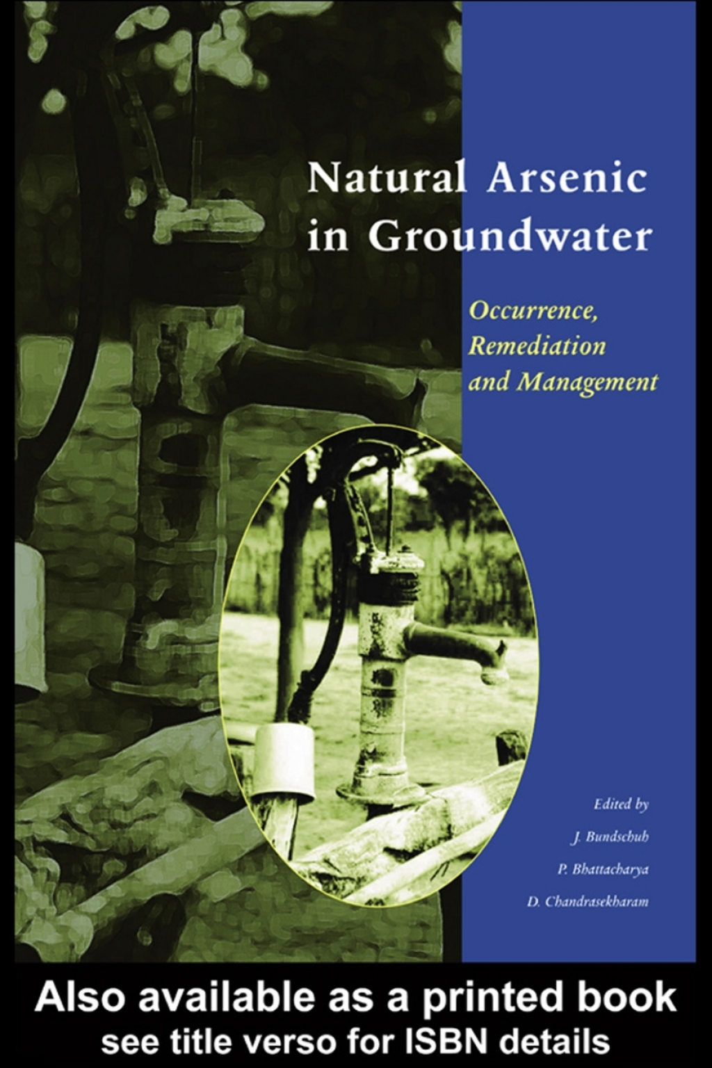 Natural Arsenic in Groundwater Proceedings of the Pre-Congress Workshop “Natural Arsenic in Groundwater”, 32nd International Geological Congress, Florence, Italy, 18-19 August 2004 1st Edition