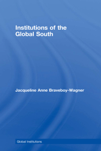 Imagen de portada: Institutions of the Global South 1st edition 9780415365901