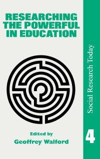 Titelbild: Researching The Powerful In Education 1st edition 9781857281347