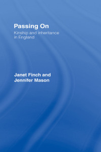 صورة الغلاف: Passing On 1st edition 9781857282764