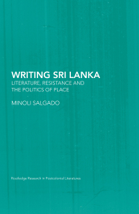 Imagen de portada: Writing Sri Lanka 1st edition 9780415364188