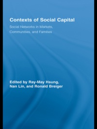 Cover image: Contexts of Social Capital 1st edition 9780415411172