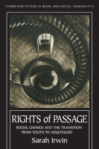 Cover image: Rights Of Passage 1st edition 9781857284300