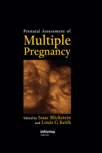 Imagen de portada: Prenatal Assessment of Multiple Pregnancy 1st edition 9780415384247