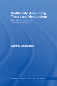 Titelbild: Profitability, Accounting Theory and Methodology 1st edition 9780415603119