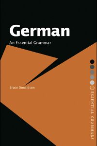 Cover image: German: An Essential Grammar 1st edition 9780415366038