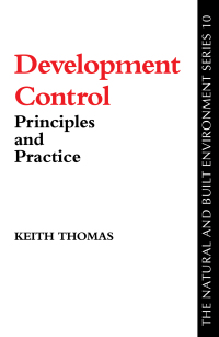 Cover image: Development Control 1st edition 9781857286274