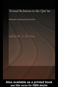 Imagen de portada: Textual Relations in the Qur'an 1st edition 9780415554206