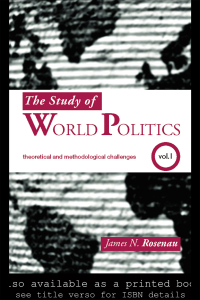 Imagen de portada: The Study of World Politics 1st edition 9780415363389