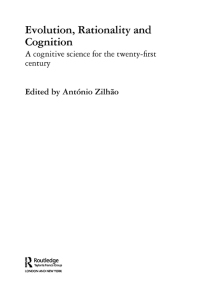 Imagen de portada: Evolution, Rationality and Cognition 1st edition 9780415362603