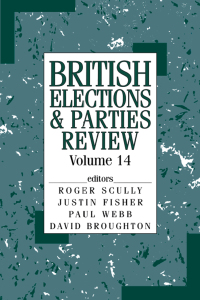 Imagen de portada: British Elections & Parties Review 1st edition 9780415362665