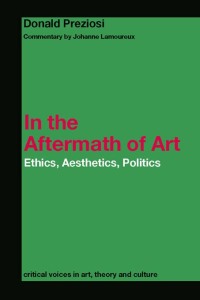 Cover image: In the Aftermath of Art 1st edition 9780415362313