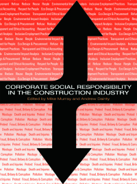 Cover image: Corporate Social Responsibility in the Construction Industry 1st edition 9780415362085