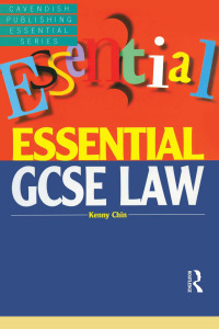 Cover image: Essential GCSE Law 1st edition 9781138178113