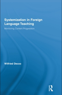 Cover image: Systemization in Foreign Language Teaching 1st edition 9780415361934
