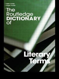Cover image: The Routledge Dictionary of Literary Terms 3rd edition 9780415340175