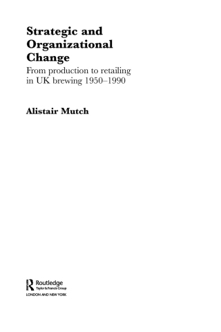 Cover image: Strategic and Organizational Change 1st edition 9780415360500