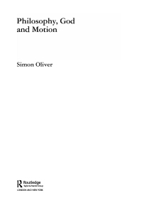 Omslagafbeelding: Philosophy, God and Motion 1st edition 9780415360456