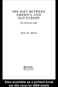 Titelbild: The Rift Between America and Old Europe 1st edition 9780415359863