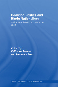 Cover image: Coalition Politics and Hindu Nationalism 1st edition 9780415406000