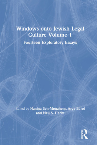 Cover image: Windows onto Jewish Legal Culture Volume 1 1st edition 9781032922027