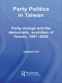 Imagen de portada: Party Politics in Taiwan 1st edition 9780415650700