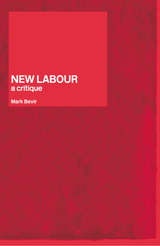 Omslagafbeelding: New Labour 1st edition 9780415359245