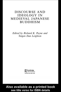 صورة الغلاف: Discourse and Ideology in Medieval Japanese Buddhism 1st edition 9780415544450
