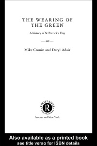 Imagen de portada: The Wearing of the Green 1st edition 9780415180047