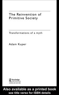 Imagen de portada: The Reinvention of Primitive Society 2nd edition 9780415357609