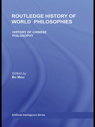 Cover image: The Routledge History of Chinese Philosophy 1st edition 9780415356886