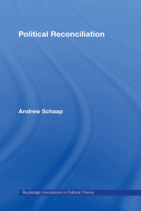 Cover image: Political Reconciliation 1st edition 9780415499583