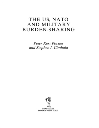 Titelbild: The US, NATO and Military Burden-Sharing 1st edition 9780415653077