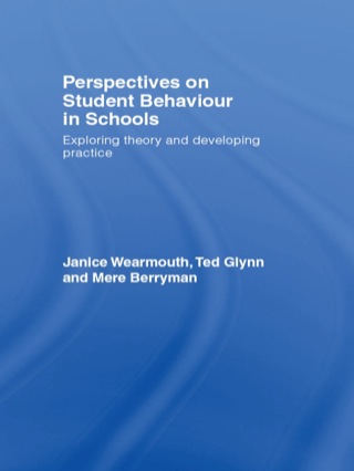 Cover image: Perspectives on Student Behaviour in Schools 1st edition 9780415354028