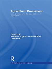 Cover image: Agricultural Governance 1st edition 9780415543910