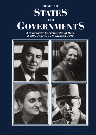 Titelbild: Heads of States and Governments Since 1945 1st edition 9781884964442