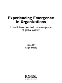 Imagen de portada: Experiencing Emergence in Organizations 1st edition 9780415351324
