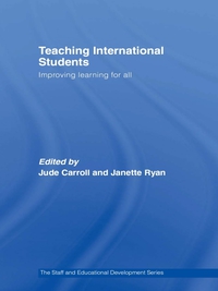 Imagen de portada: Teaching International Students 1st edition 9780415350655