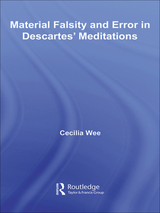 Imagen de portada: Material Falsity and Error in Descartes' Meditations 1st edition 9780415349840