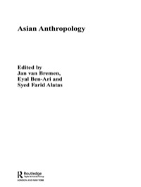 Cover image: Asian Anthropology 1st edition 9780415349833