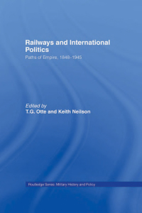 Titelbild: Railways and International Politics 1st edition 9780415349765