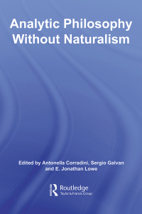 Imagen de portada: Analytic Philosophy Without Naturalism 1st edition 9780415591591
