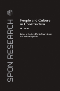 Imagen de portada: People and Culture in Construction 1st edition 9781138978102